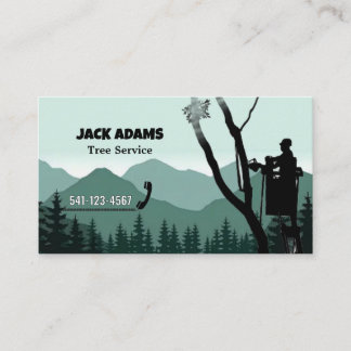 Lumberjack Tree Service Business Card