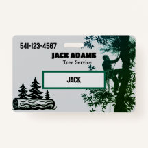Lumberjack Tree Service Business Card