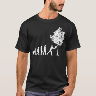 Lumberjack Woodwoker Evolution Woodworking T-Shirt