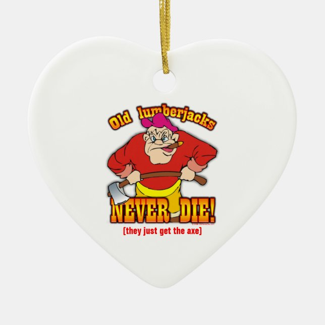 Lumberjacks Ceramic Ornament (Front)