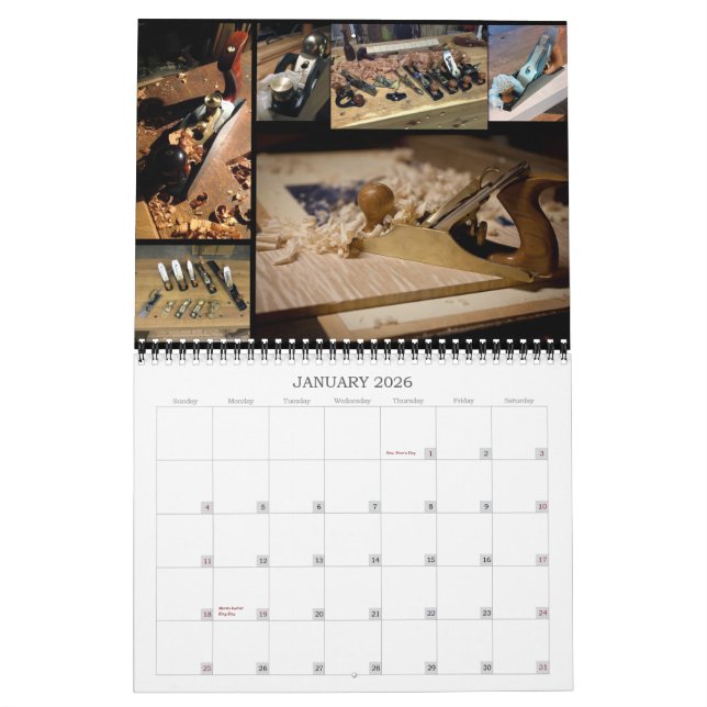 LumberJocks Hand Tool Calendar 2014 (Jan 2026)