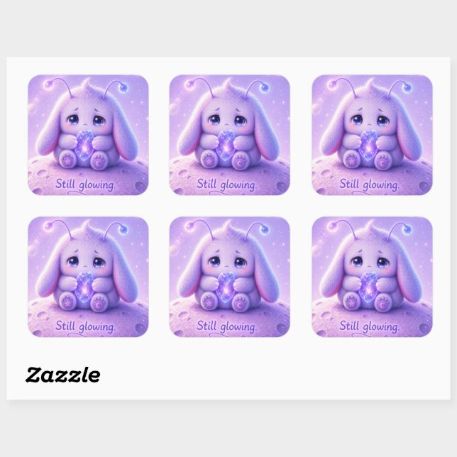 Lumeni “Still Glowing”  Square Sticker (Sheet)