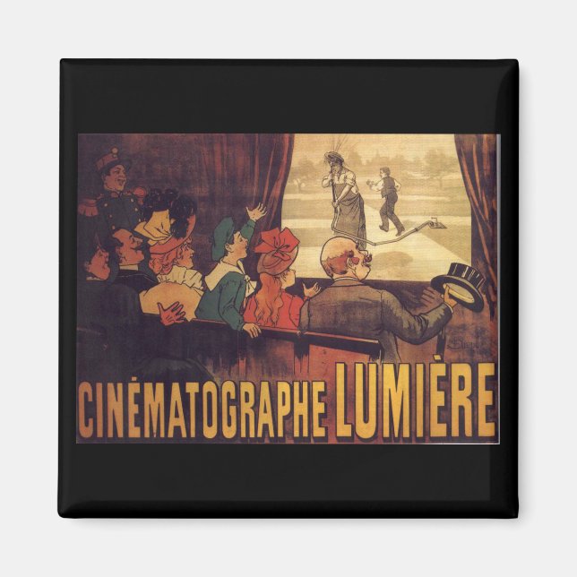 Lumière cinema poster magnet (Front)