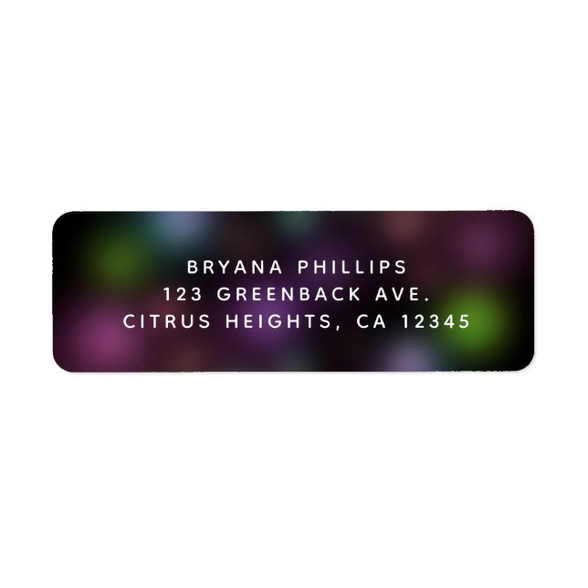 Lumière dans les lumières de néon foncé Amusant fê (Devant)