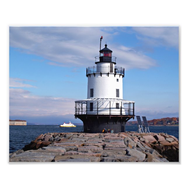 Lumière de la haie de Spring Point, Maine, photo (Devant)