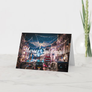 LUMIÈRE DE NOËL - REGENT STREET, LONDRES, CARTE UK