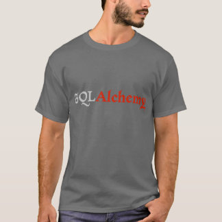 Lumière de SQLAlchemy sur le T-shirt foncé de logo