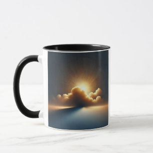 Lumière d'or de la tasse de café Hope