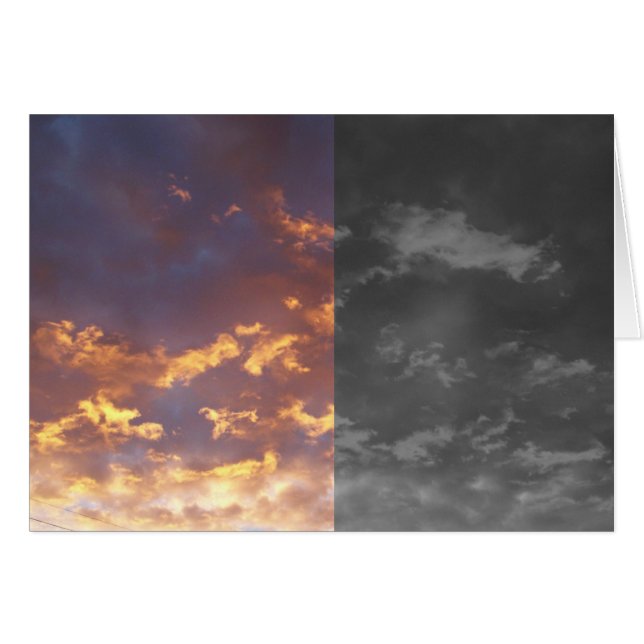 Lumière et foncée (Devant Horizontal)