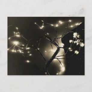 lumières abstraites noir et blanc photo Carte post