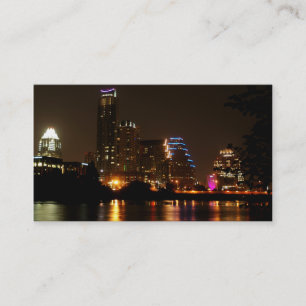 Lumières d'Austin de carte de visite du Texas