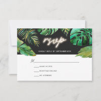 Lumières de Neon | Mariage tropical RSVP