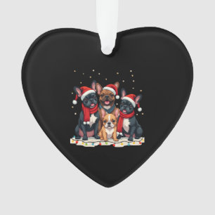 Lumières de Noël Bouledogues Français Xmas Chien F