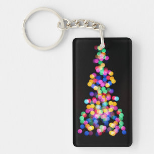 Lumières de Noël brouillées