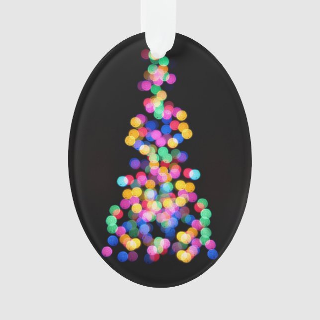 Lumières de Noël brouillées (devant)