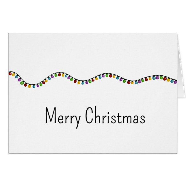 Lumières de Noël Vintage (Devant horizontal)