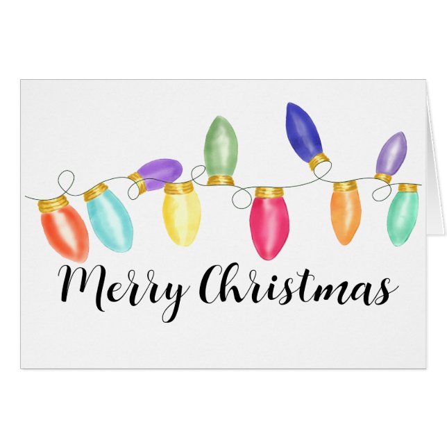 Lumières de Noël Vintage (Devant horizontal)