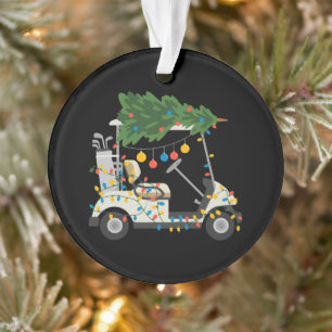 Lumières de sapin de Noël pour chariot de golf Xma
