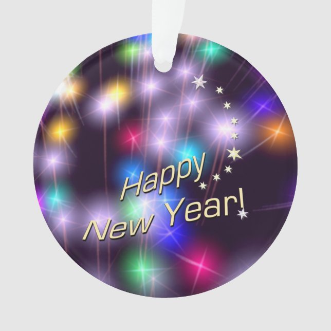 Lumières d'étoile de bonne année (devant)