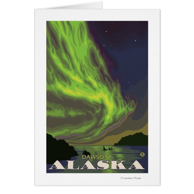 Lumières et orques du Nord - Dawson, Alaska (Devant)