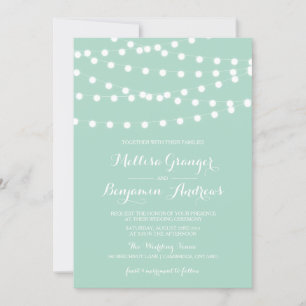 Lumières Fée Blanche   FAIRE-PART DE MARIAGE