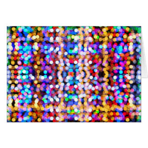 Lumières floues colorées
