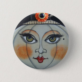 Lumina Pumpkin Halloween 2 Inch Round Button