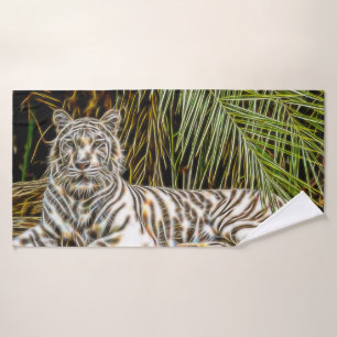 Luminaire blanc Tigre Abstrait