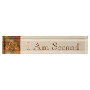 "Luminaries" Desk Nameplate (Making a Statement)