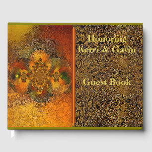 "Luminaries" (Fall) Wedding Guest Book