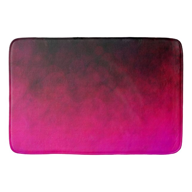 Luminescence magenta - tapis de bain (Devant)