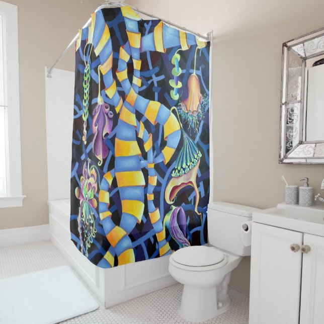 Luminescence Tropical Orchids in Watercolor (In Situ)