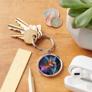 Luminescent Bunny Keychain