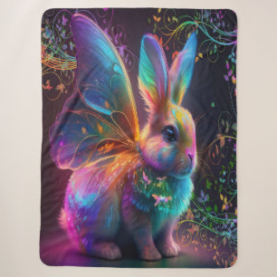 Luminescent Bunny Sherpa Blanket