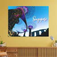 Luminescent Giants — Supertree Grove at Twilight