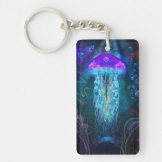 Luminescent Jellyfish Key Chain