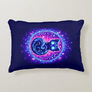 Luminescent Kitty 4 Accent Pillow