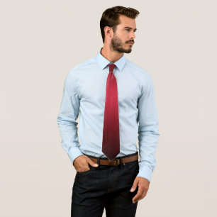 Luminescent Red Maroon Gradient Ombre Tie