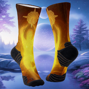 Luminescent Resilience Orange Socks