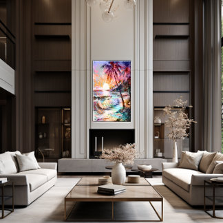 🎨Luminescent Sunset Wall Art🌅 Canvas Print