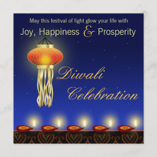 Lumineuse Lampe Diwali - Invitation au Festival