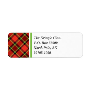 Lumineux rouge et vert Noël Plaid