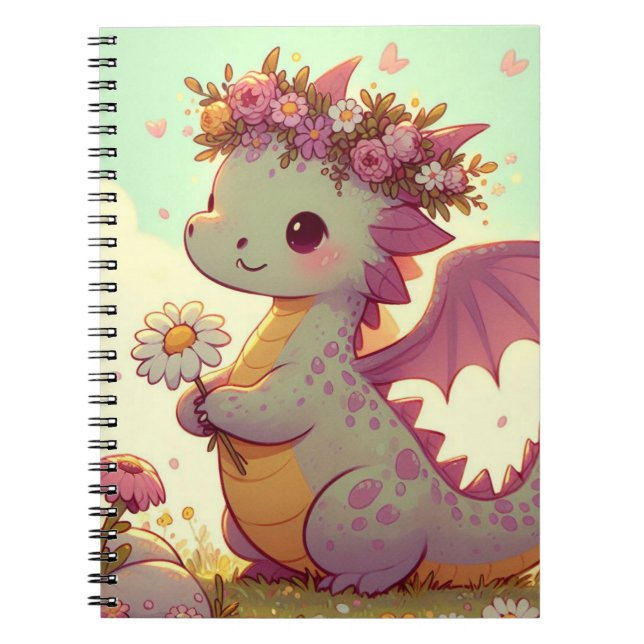 Luminexa (A Dragon Full of Sunbeams) Notebook (Front)
