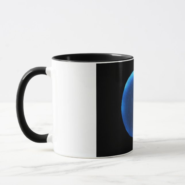 Luminol on a radish mug (Left)