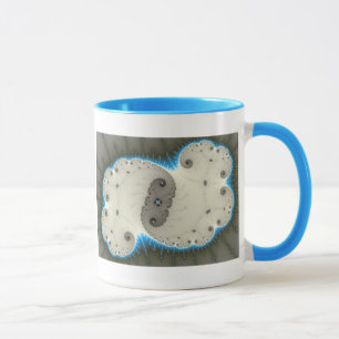 Luminosité bleue - Mug fractale