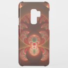 Luminous abstract modern orange red Fractal