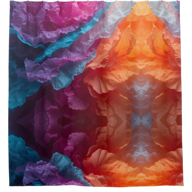 Luminous Abstract Tissue Paper Layers (Front)