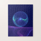 Luminous Blue Purple Dream Abstract Fractal Art