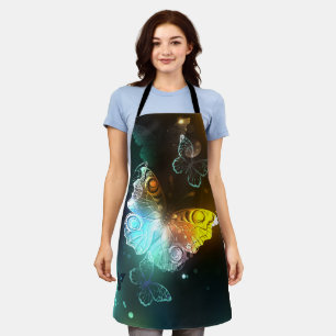 Luminous Butterfly and Night butterflies Apron