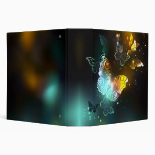 Luminous Butterfly and Night butterflies Binder